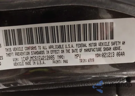 2014 Jeep Cherokee Latitude z USA, uszkodzony, nr VIN 1C4PJMCS1EW212085